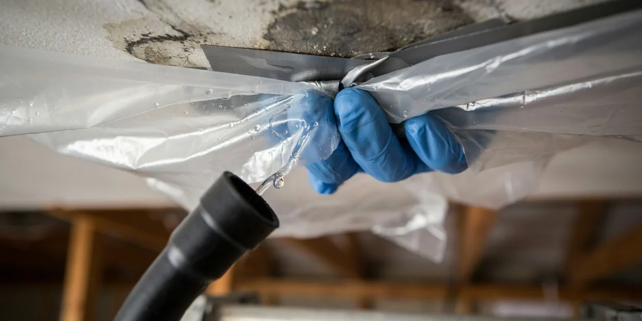 Roof Leak Water Damage in Olympia, WA